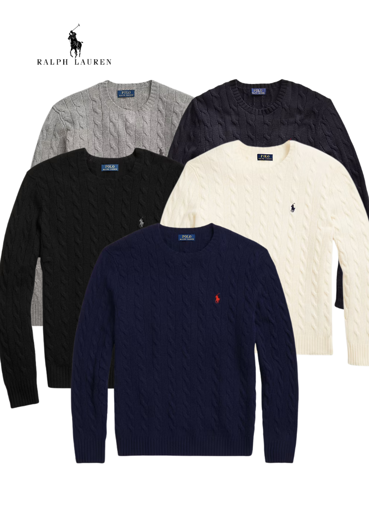 Men's Cable Knit Pullover R&L® | Limited Edition