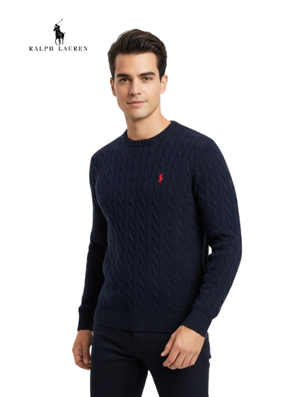 Men's Cable Knit Pullover R&L® | Limited Edition