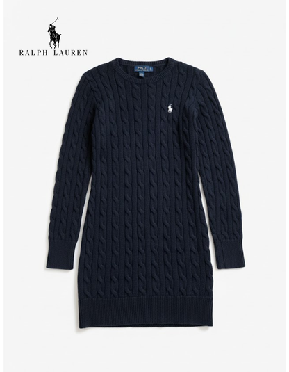 Women's Cable Knit Jumper Dress R&L® | Limited Edition